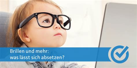 steuererklärung brille absetzen.